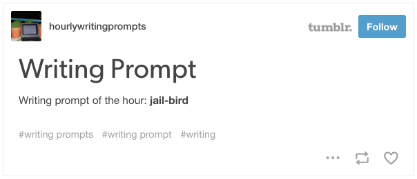 funny writing prompts tumblr