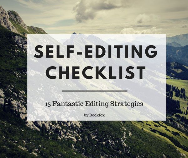 Self-Editing Checklist: 15 Innovative Ideas