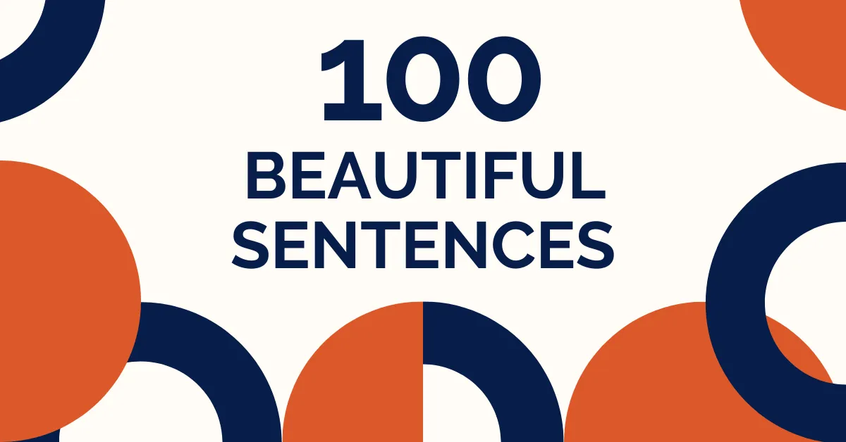 good sentences to use in creative writing