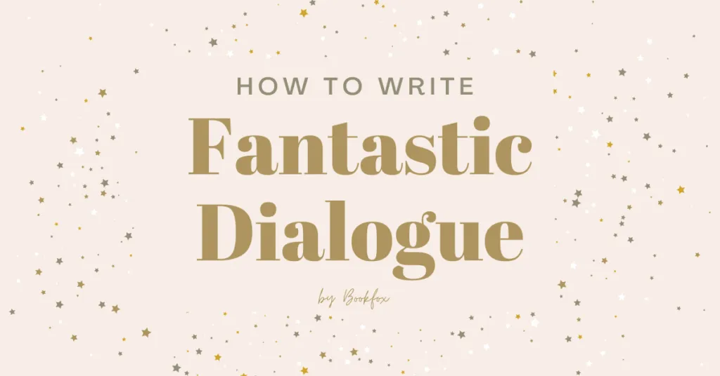 how to write dialogue in a fiction