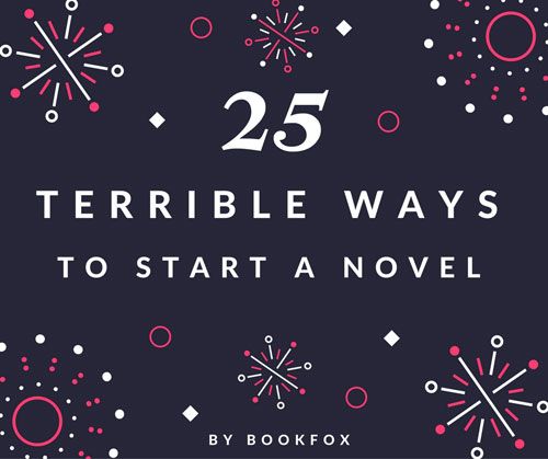 How to start a novel