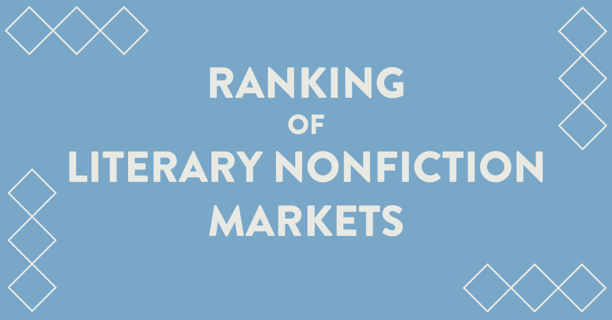 Ranking of Literary Nonfiction Markets