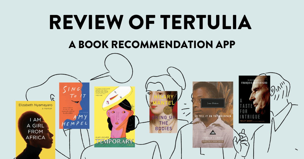 Tertulia Review (Book Recommendation App)