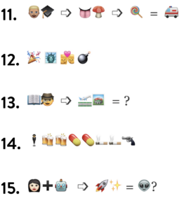 37 Writing Prompt Pictures of Emojis - Bookfox